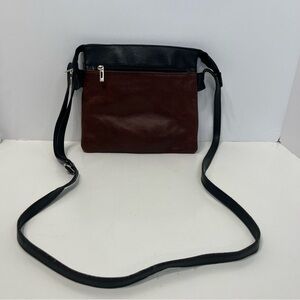 PELLETTERIA di Mario genuine leather crossbody purse